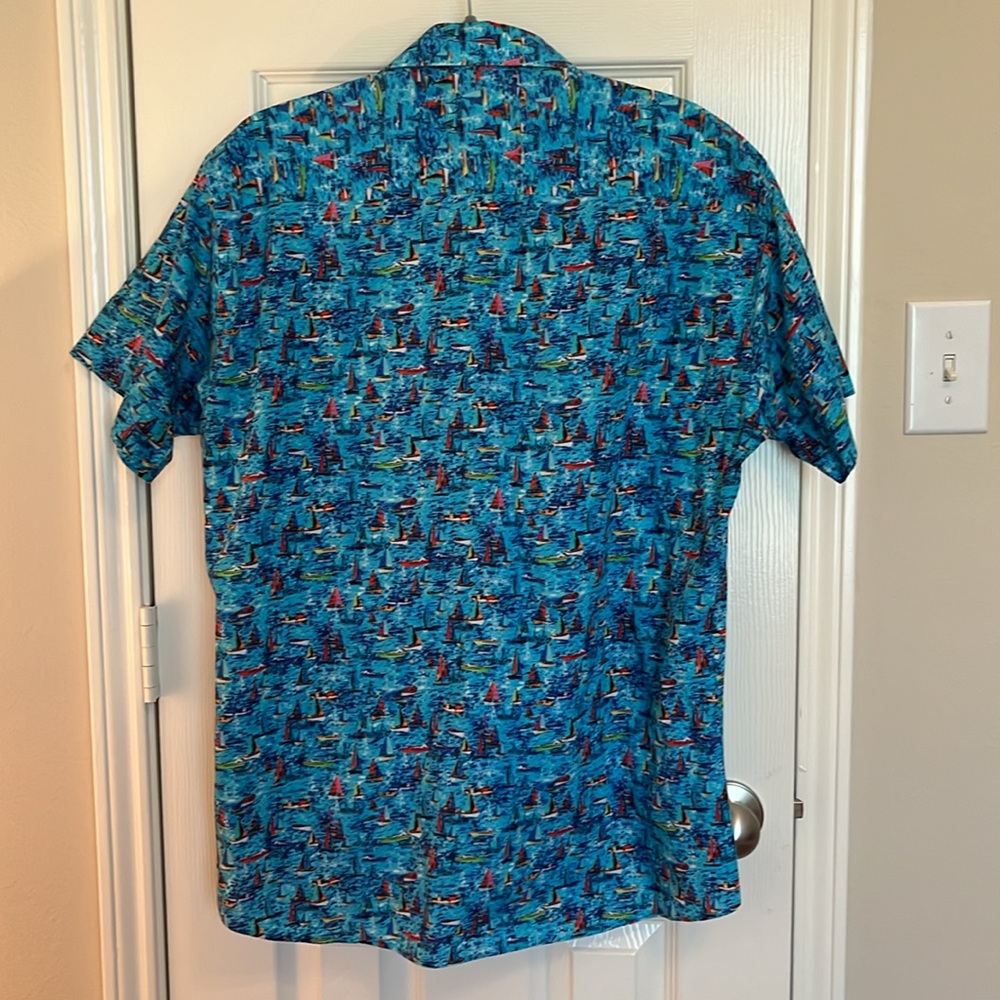 Jared Lang Sailboat Button Down Shirt - Picture 6 of 7